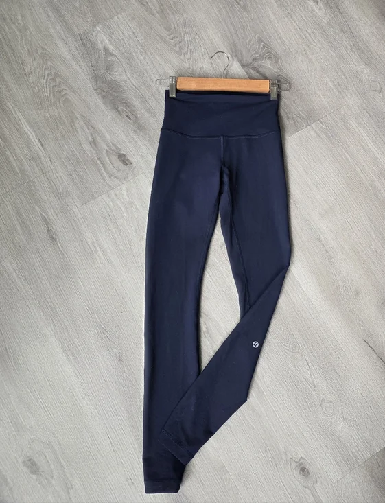 Lululemon Wunder Train High-Rise Navy Tight size 4 - Picture 1 of 6